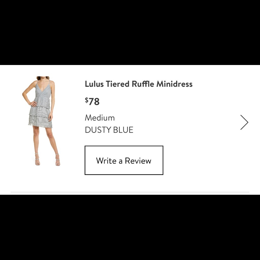 Lulu’s Tiered Ruffle Mini Dress - Picture 6 of 6